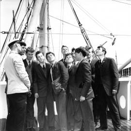 German students trip to M. V. Blumenthal, 1963