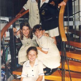 Donvale library spiral staircase, 1990s