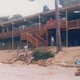 Construction works at Donvale campus, 1989