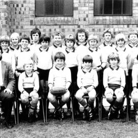 Under 11 football team, 1980