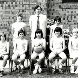 Under 13A basketball team, 1980
