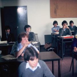 Year 8 classroom, 1982