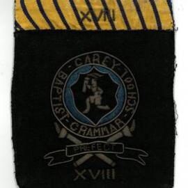 Ken Lyall's blazer pocket, 1945