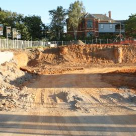 Preparation works for the De Young Performing Arts Centre, 2006