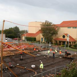 Preparation works for the De Young Performing Arts Centre, 2006