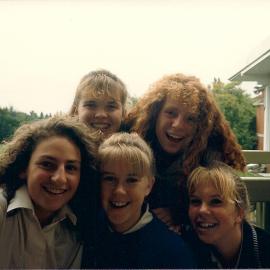 Year 12 girls, 1989