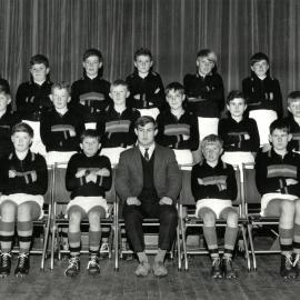 Junior School Open B football team, 1966