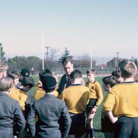 Open A pep talk,  1965
