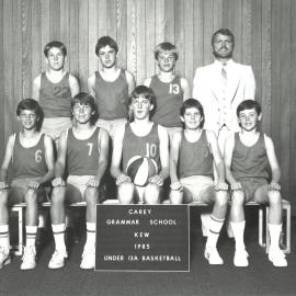 Under 13A basketball team, 1985