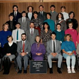 Junior School Kew staff, 1990
