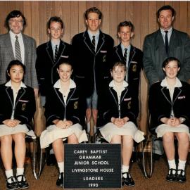 Junior School Livingstone House leaders 1990
