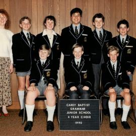 Junior School four year choir 1990