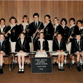 Junior School flute folk, 1990