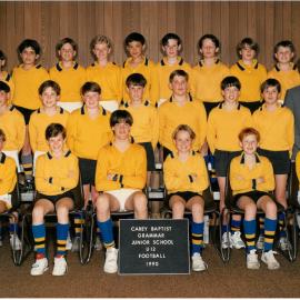 Junior School Under 12 football team, 1990