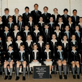 Junior School swimming squad, 1990