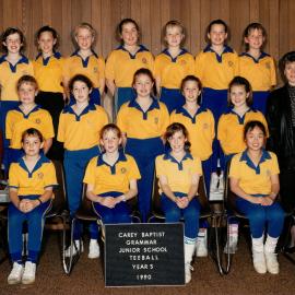 Year 5 Teeball team, 1990