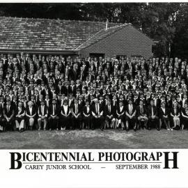 Junior School bicentennial photograph, 1988