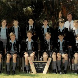 Under 12A cricket team, 1989
