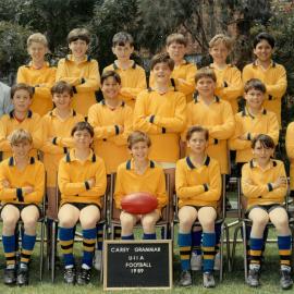 Under 11A football team, 1989