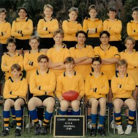 Under 13A Football, 1989