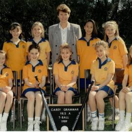 Year 5A Teeball team, 1989