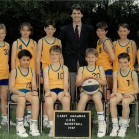 Under 13 B2 basketball team, 1989
