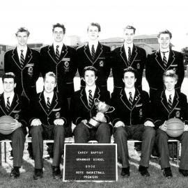 APS 1st boys' premiership basketball team, 2002