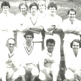 Old Carey cricket team, circa 1980