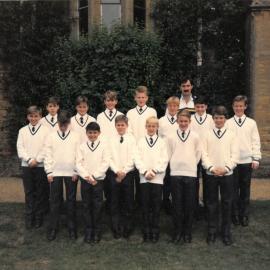 Junior School cricket tour to England and Scotland, 1987