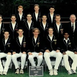 Boys' first XI cricket team, 1996