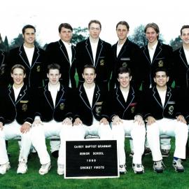 Boys' first cricket team, 1998