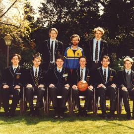 APS boys' basketball team, 1991