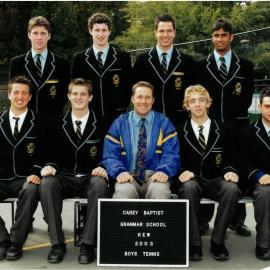 Boys tennis, 2003