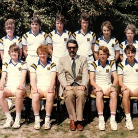 Boys' tennis team, 1981