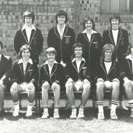 Boys' tennis team, 1978