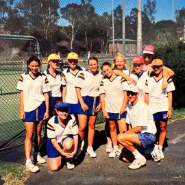 Girls tennis team, 1995