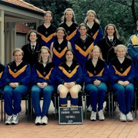 Girls football team, 1995