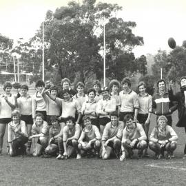 Unidentified football team, 1980