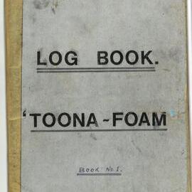 Toona Foam log book (no. 1)