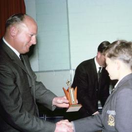 David Douglas receives his trophy, 1965