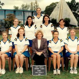 Girls' tennis team, 1997