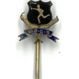Carey lapel pin, circa 1933