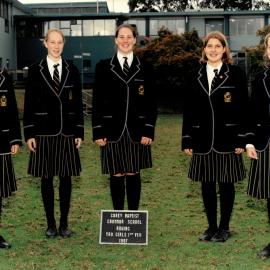 Rowing Year 9 girls 1st VIII, 1997