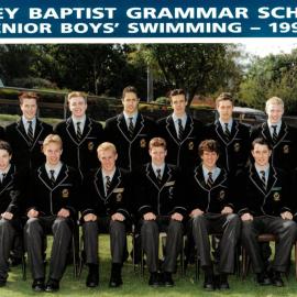 Senior Boys' Swimming team, 1999