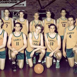Boys’ basketball premiership team, 1992