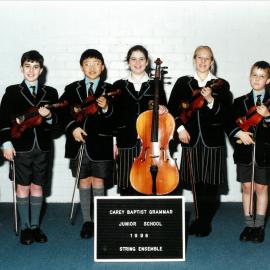 Junior School String Ensemble, 1996