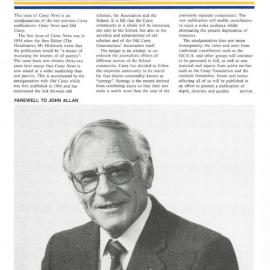 Carey News incorporating Old Carey (No. 1 1986)