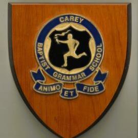 Carey wall plaque, 1990