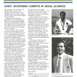 Carey News incorporating Old Carey (No. 2 1988)