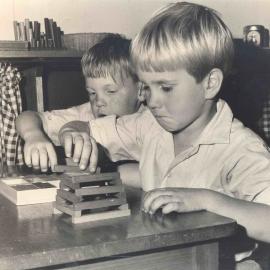 Cuisinaire rods in use, 1965